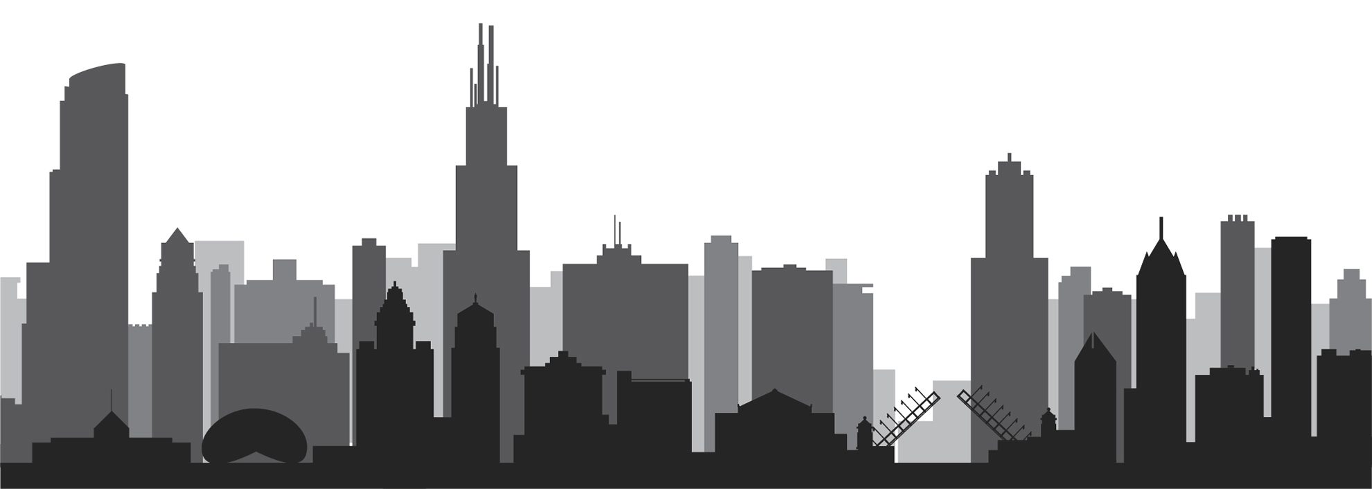 chicago skyline illustration